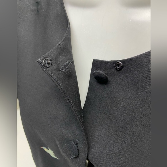 Vintage M.H.M Melissa Harper Women’s Size 12 Button Down Blouse Top Animal Print - Picture 3 of 16